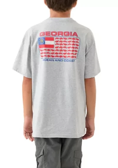 Boys 8-20 Georgia Flag Graphic T-Shirt