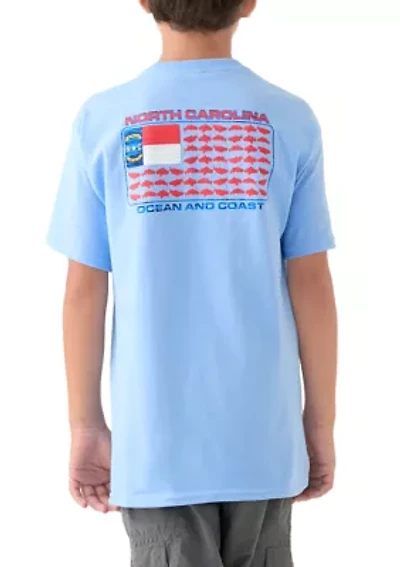 Boys 8-20 North Carolina Flag Graphic T-Shirt