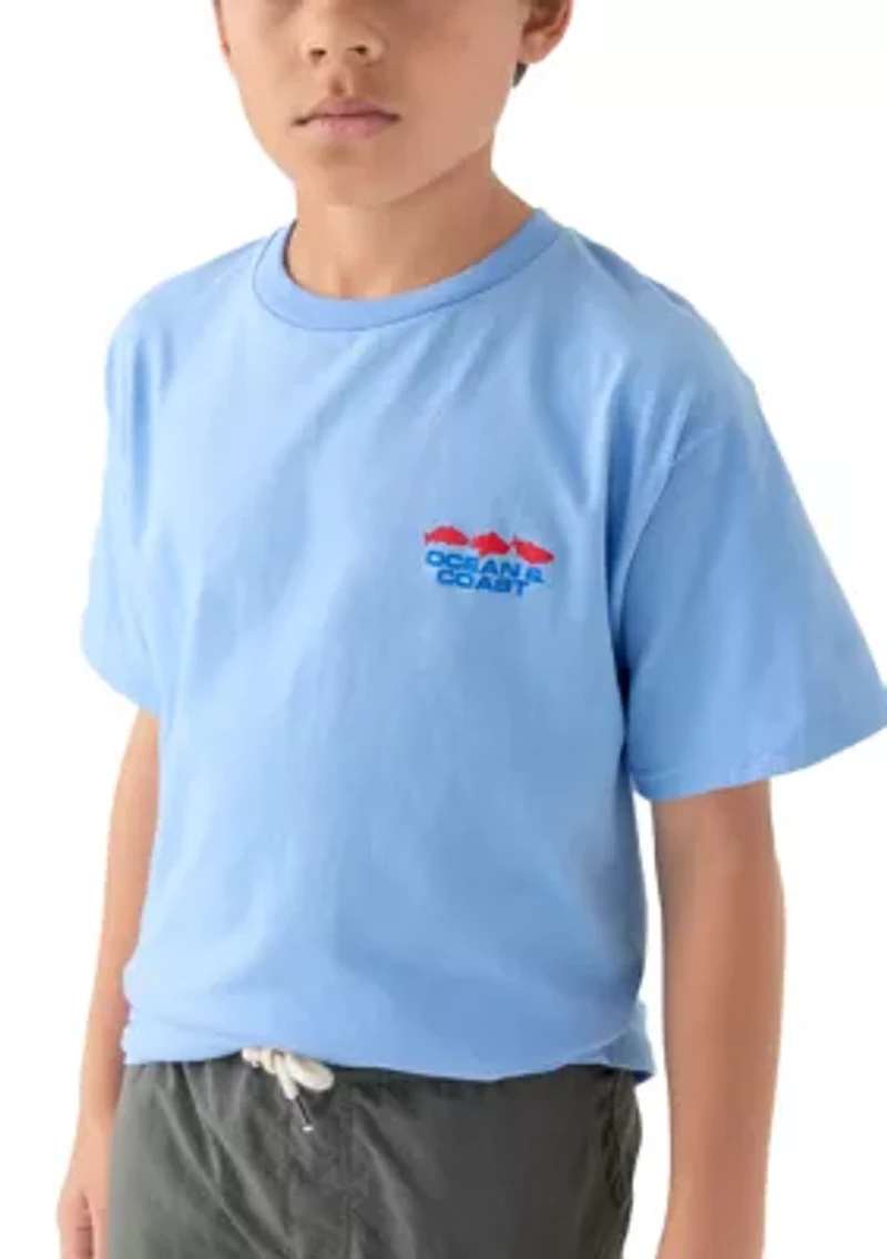 Boys 8-20 North Carolina Flag Graphic T-Shirt