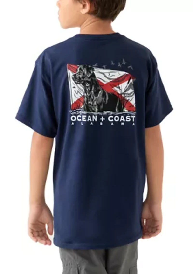 Boys 8-20 Alabama Flag Graphic T-Shirt