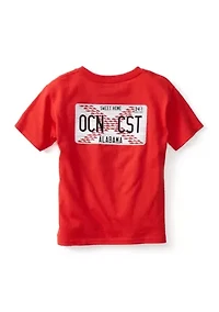 Boys 4-7 License Plate Short Sleeve Graphic T-Shirt