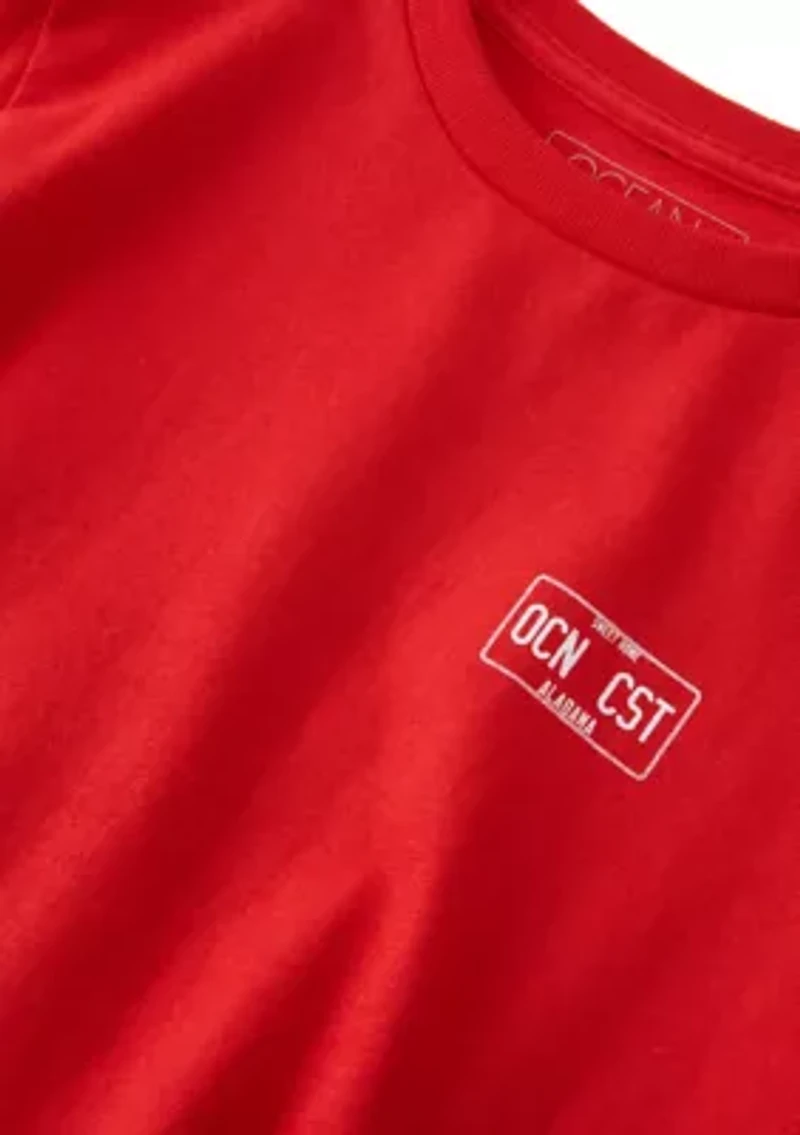 Boys 4-7 License Plate Short Sleeve Graphic T-Shirt