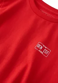 Boys 4-7 License Plate Short Sleeve Graphic T-Shirt