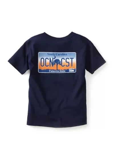 Boys 4-7 License Plate Short Sleeve Graphic T-Shirt