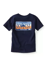 Boys 4-7 License Plate Short Sleeve Graphic T-Shirt