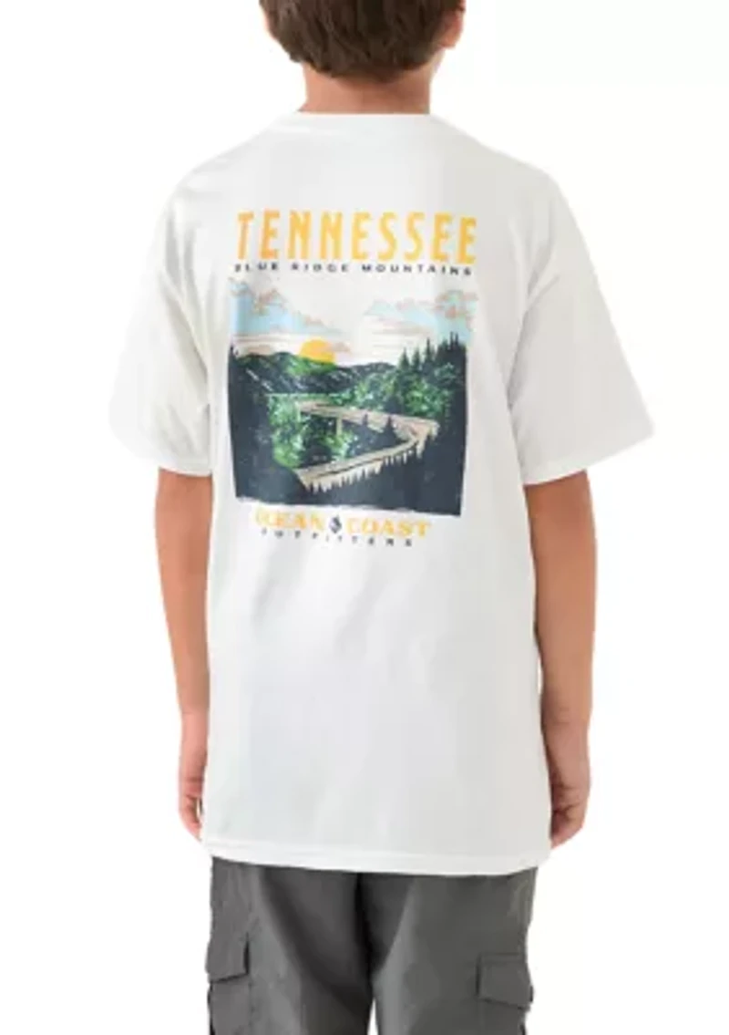 Boys 8-20 Blue Ridge Mountains Graphic T-Shirt