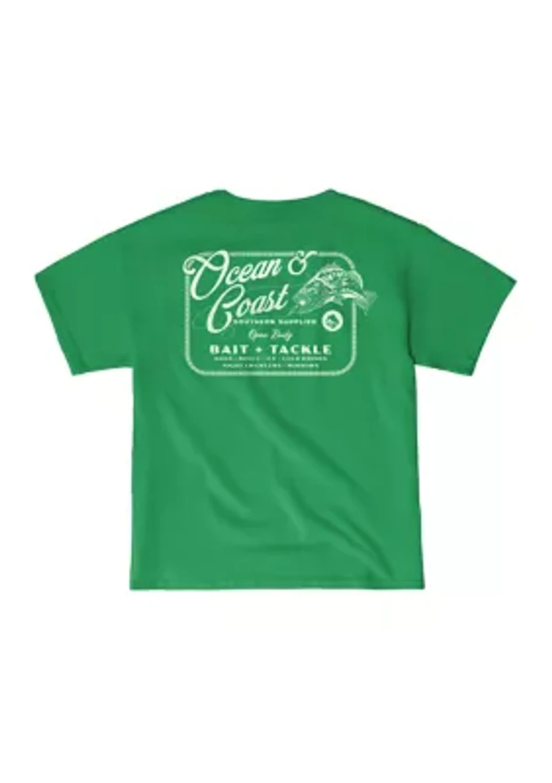Boys 8-20 Short Sleeve Bait + Tackle Graphic T-Shirt