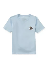 Boys 4-7 Flocked Short Sleeve Graphic T-Shirt