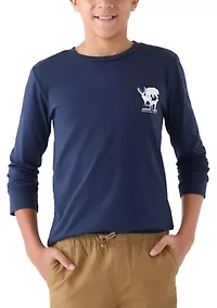 Boys 8-20 Dog, Bear, Deer Long Sleeve T-Shirt