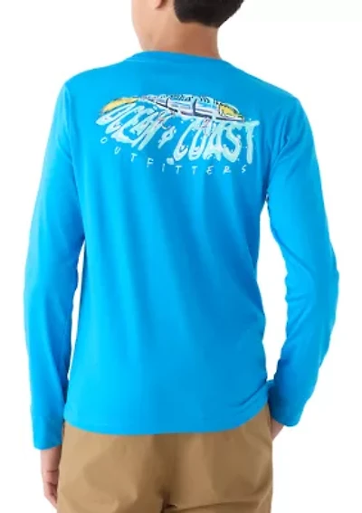 Boys 8-20 Lure Water Long Sleeve T-Shirt