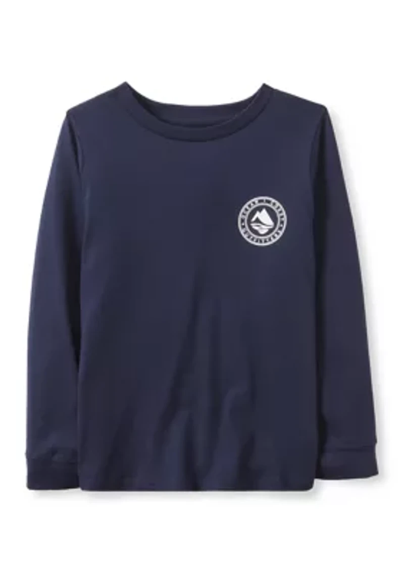 Boys 4-7 Mountain Snow Truck Long Sleeve T-Shirt