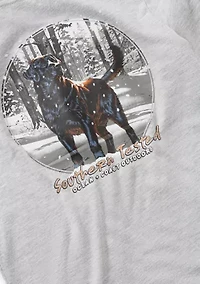 Boys 4-7 Dog Snow Long Sleeve T-Shirt
