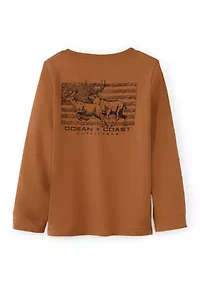 deerflag long sleeve tee