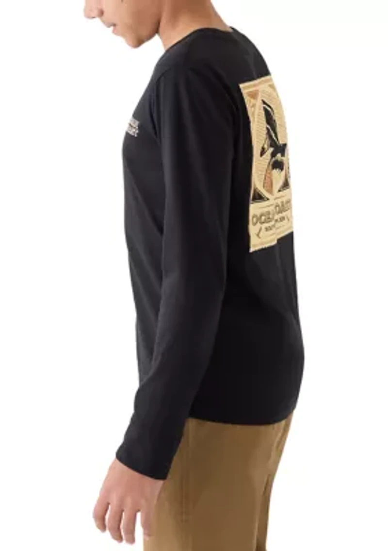 Boys 8-20 Duck Stamp Long Sleeve T-Shirt