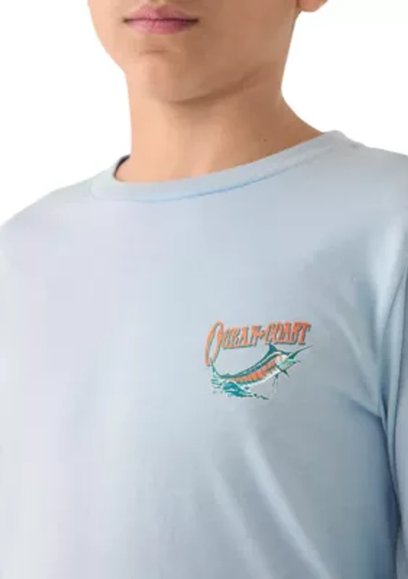 Boys 8-20 Skippy Sword Fish Long Sleeve T-Shirt