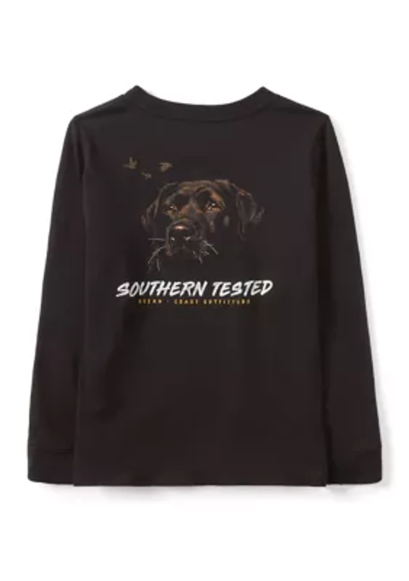 Boys 4-7 Southern Tested Dog Long Sleeve T-Shirt