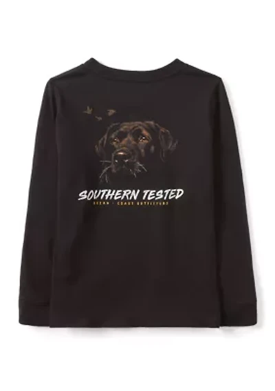 Boys 4-7 Southern Tested Dog Long Sleeve T-Shirt