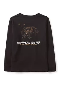 Boys 4-7 Southern Tested Dog Long Sleeve T-Shirt