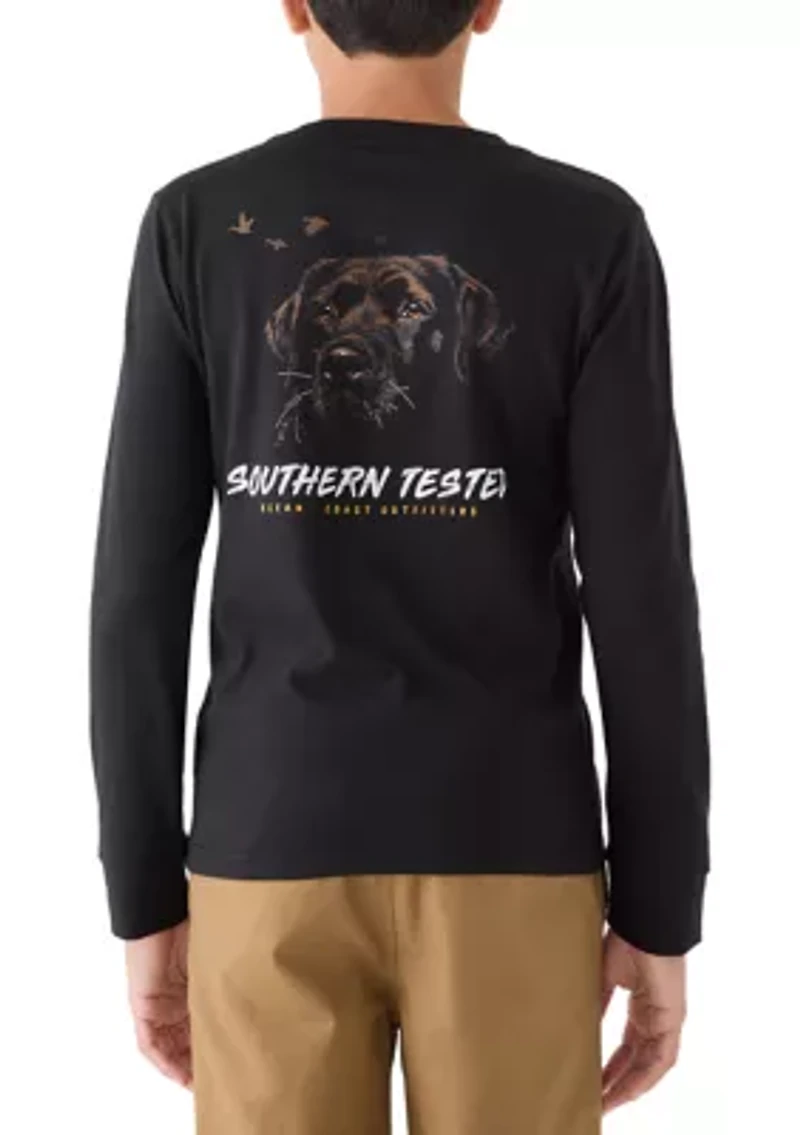 Boys 8-20 Southern Tested Dog Long Sleeve T-Shirt
