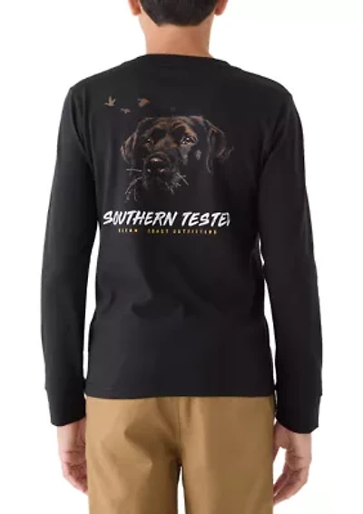 Boys 8-20 Southern Tested Dog Long Sleeve T-Shirt