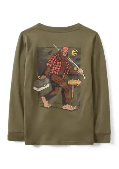 Boys 4-7 Big Foot Long Sleeve T-Shirt