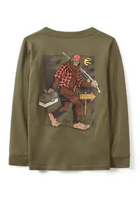 Boys 4-7 Big Foot Long Sleeve T-Shirt