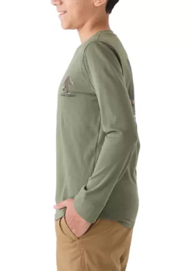 Boys 8-20 Bigfoot Long Sleeve T-Shirt