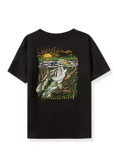 Boys 4-7 Fish Underwater Short Sleeve T-Shirt