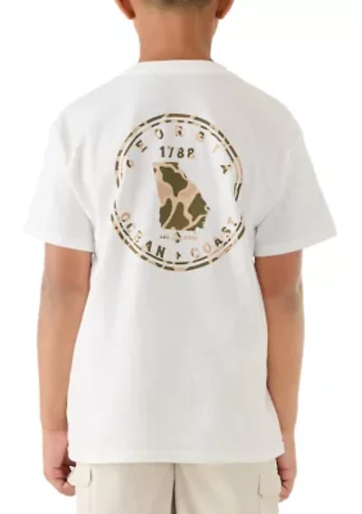 Boys 8-20 Georgia Camo T-Shirt
