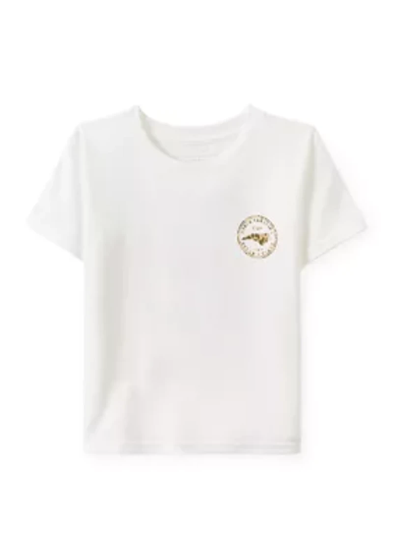 Boys 4-7 North Carolina Camo Fill Short Sleeve T-Shirt