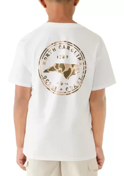 Boys 8-20 North Carolina Camo T-Shirt