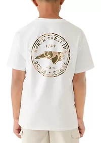 Boys 8-20 North Carolina Camo T-Shirt