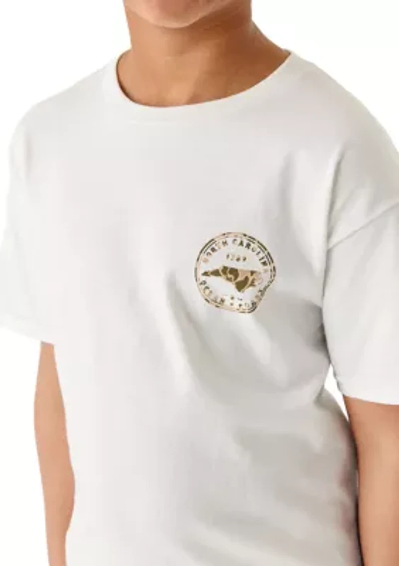 Boys 8-20 North Carolina Camo T-Shirt