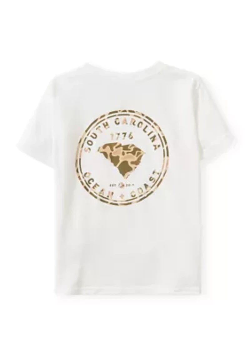Boys 4-7 South Carolina Camo Fill Short Sleeve T-Shirt