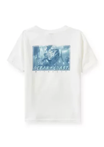 Boys 4-7 Photo Fish Short Sleeve T-Shirt