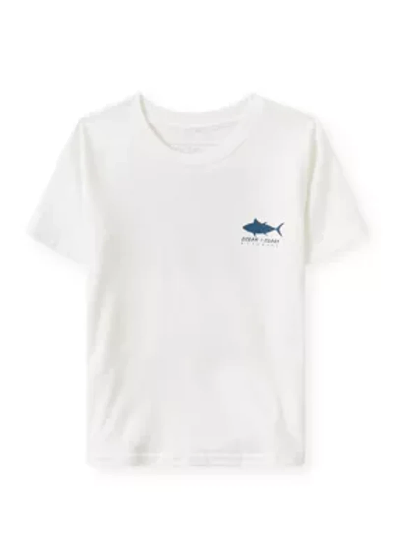 Boys 4-7 Photo Fish Short Sleeve T-Shirt