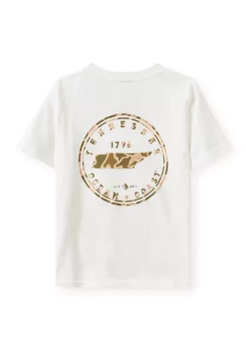 Boys 4-7 Tennessee Camo Fill Short Sleeve T-Shirt
