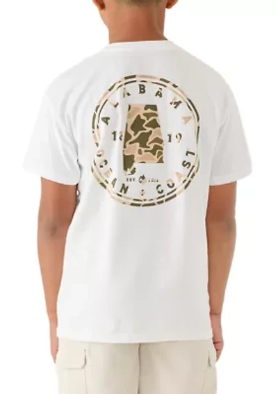 Boys 8-20 Alabama Camo Fill Graphic T-Shirt