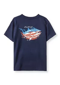 Boys 4-7 Goin Fishin Truck Short Sleeve T-Shirt