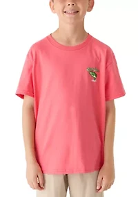 Boys 8-20 Fishing Sport Graphic Short Sleeve Shirt