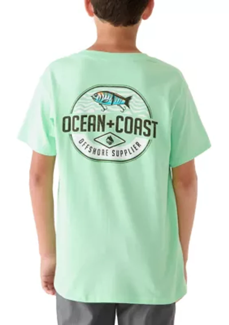 Boys 8-20 Offshort Supplier Graphic Short Sleeve Shirt