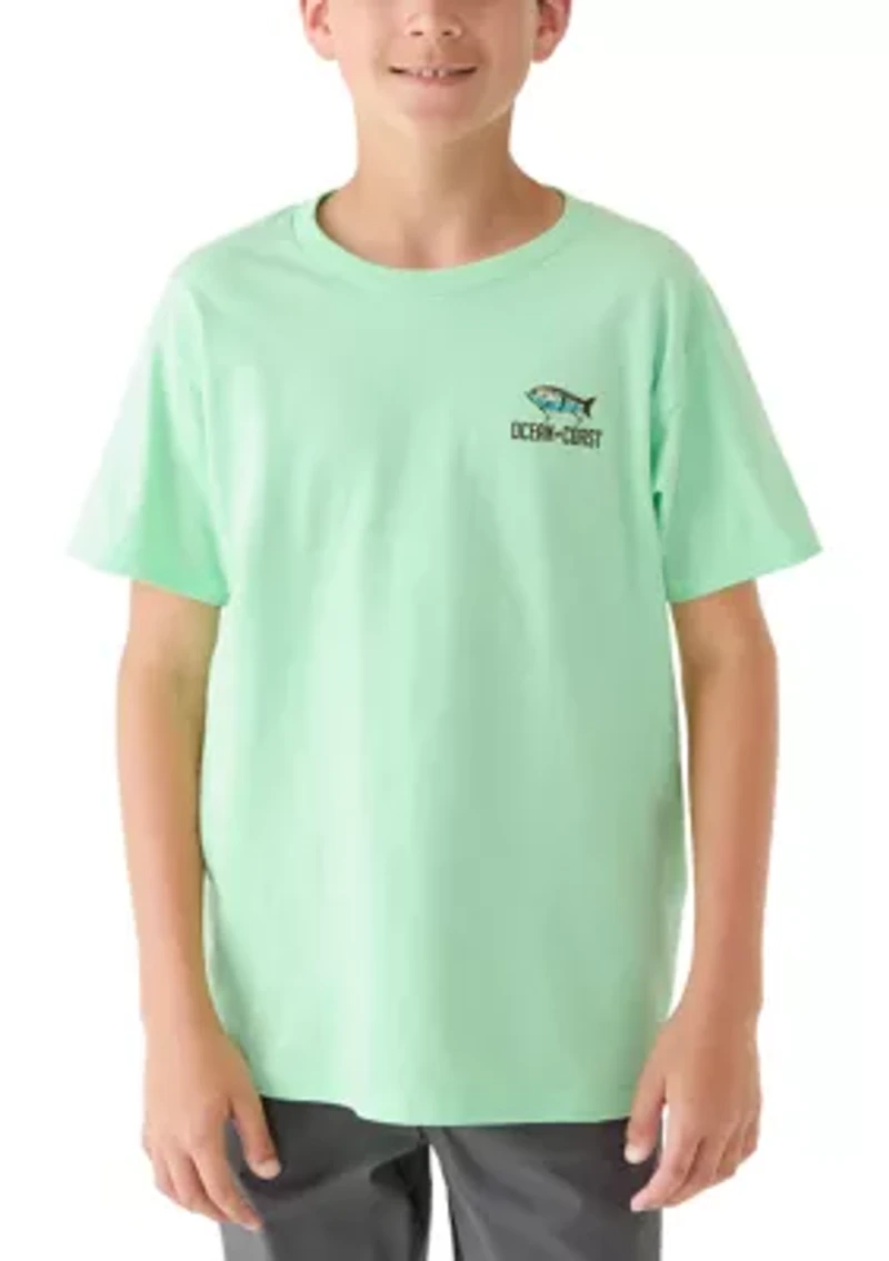 Boys 8-20 Offshort Supplier Graphic Short Sleeve Shirt