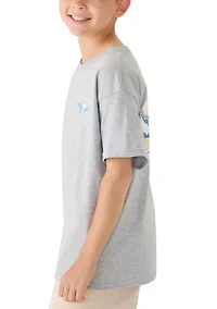 Boys 8-20 Flying Ducks Graphic Short Sleeve Shirt