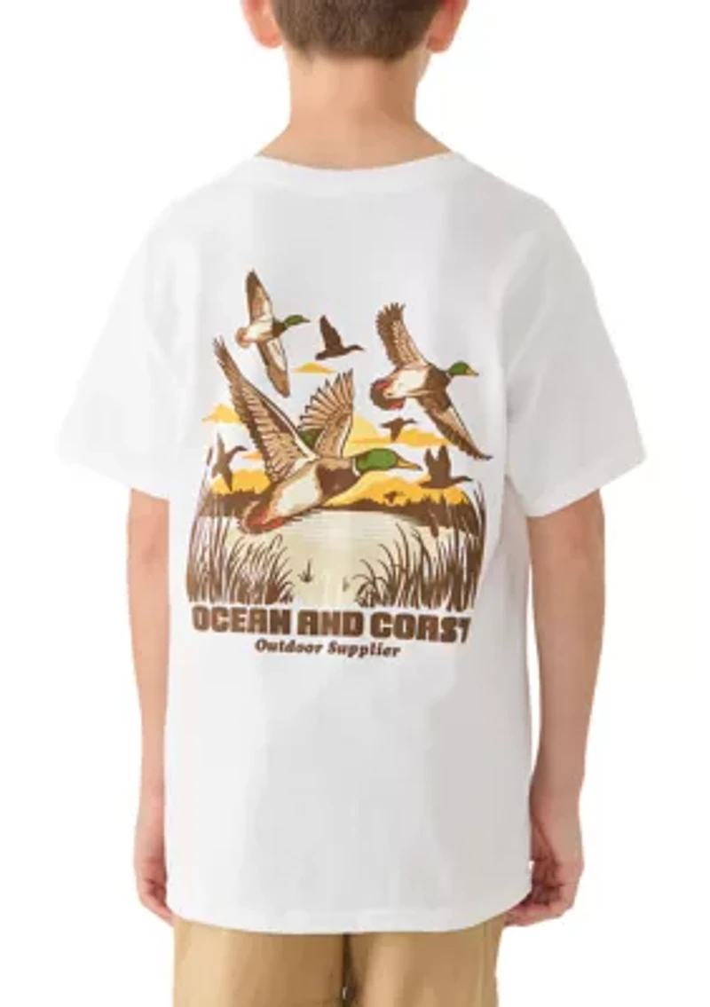 Boys 8-20 Outdoor Supplier Short Sleeve Graphic Shirt