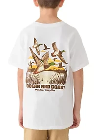 Boys 8-20 Outdoor Supplier Short Sleeve Graphic Shirt