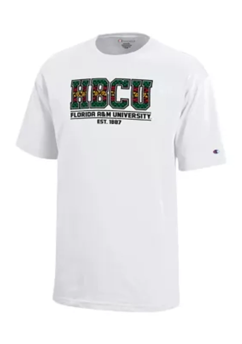 Boys 8-20 HBCU Florida A&M Rattlers White Graphic T-Shirt