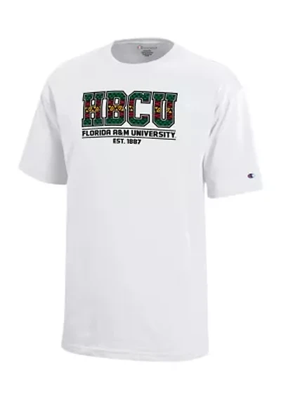 Boys 8-20 HBCU Florida A&M Rattlers White Graphic T-Shirt