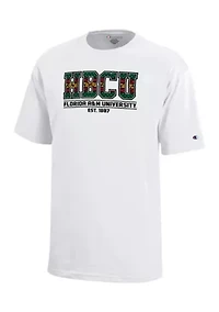 Boys 8-20 HBCU Florida A&M Rattlers White Graphic T-Shirt