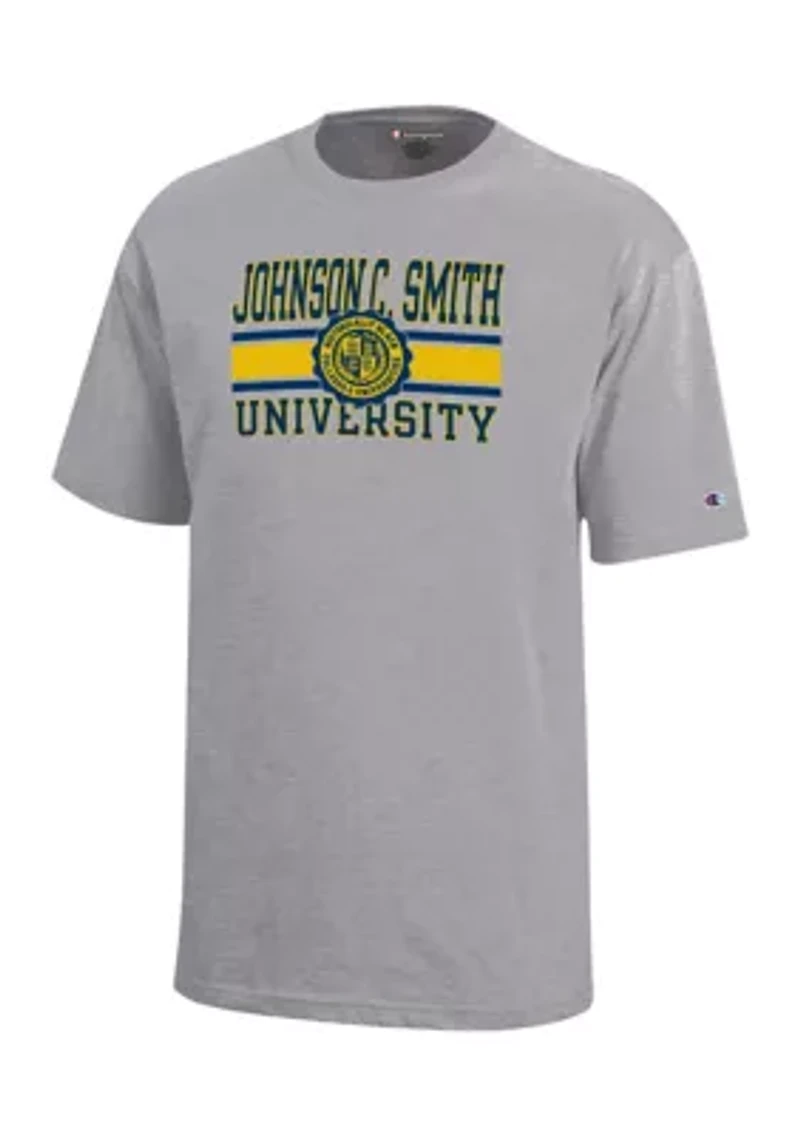 Boys 8-20 HBCU Johnson C Smith The Golden Bull Graphic T-Shirt -  Oxford Gray