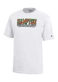Boys 8-20 HBCU Hampton Pirates Graphic T-Shirt - White